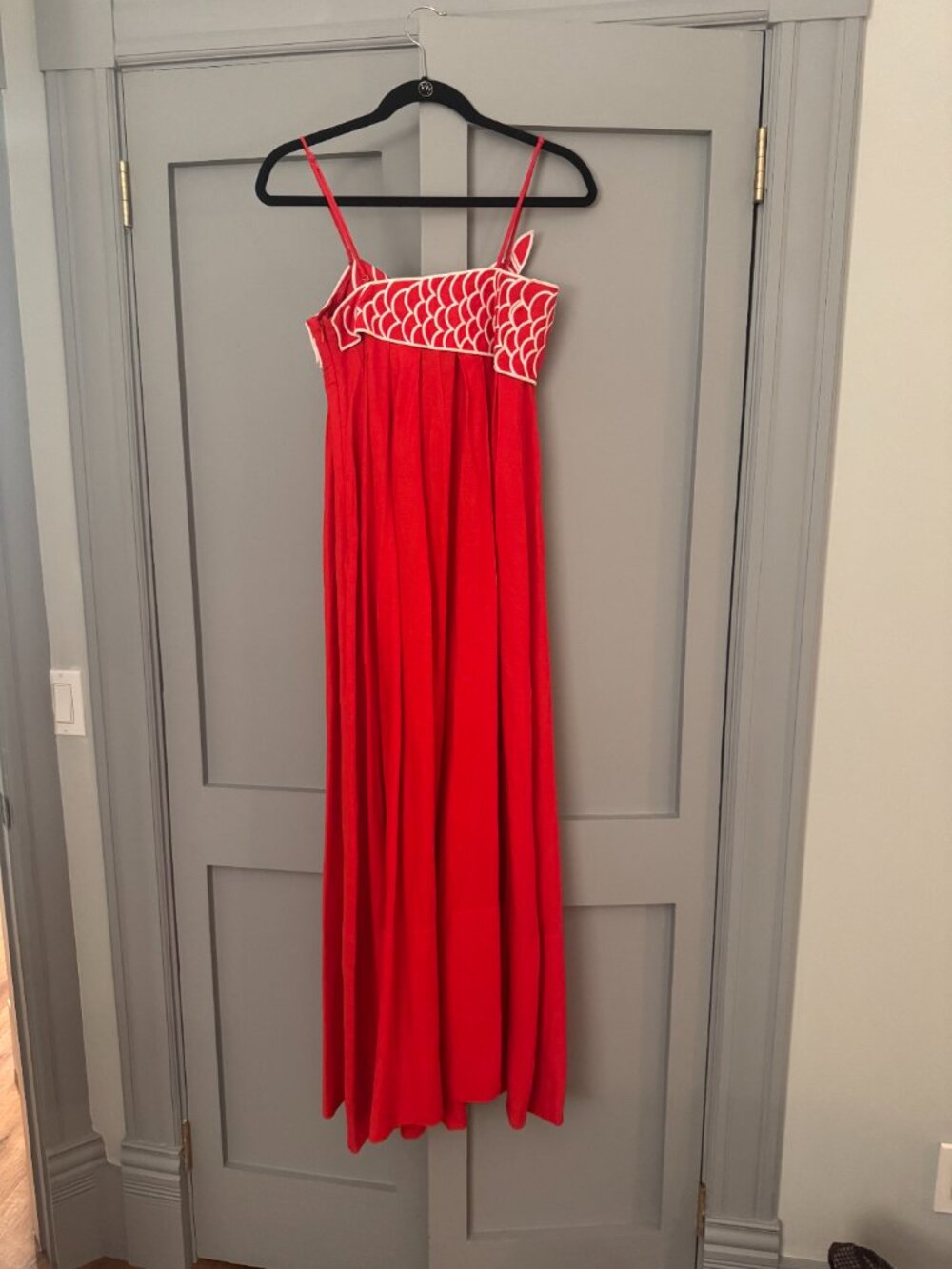 Farm Rio Red Fish Top Maxi Dress - Picture 4 of 5